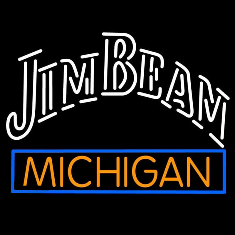 Jim Beam Michigan Logo Neonreclame