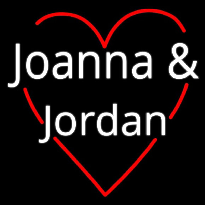 Joanna And Jordan Neonreclame