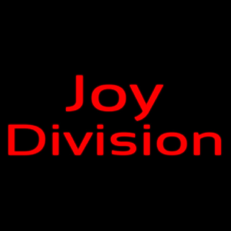Joy Division Neonreclame