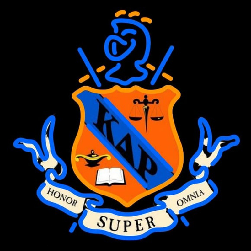 Kappa Delta Rho Chapters Logo Neonreclame