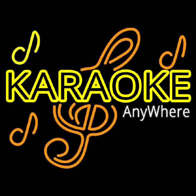 Karaoke Anywhere Neonreclame