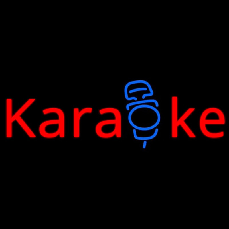 Karaoke Mike Neonreclame