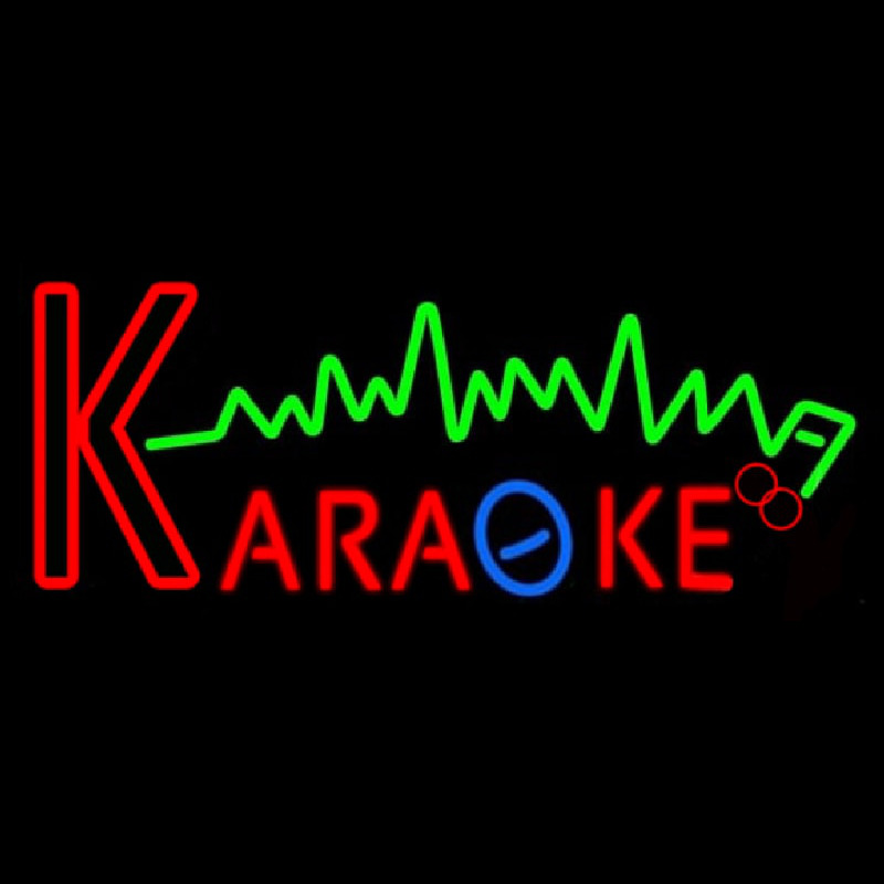 Karaoke Music Note 2 Neonreclame