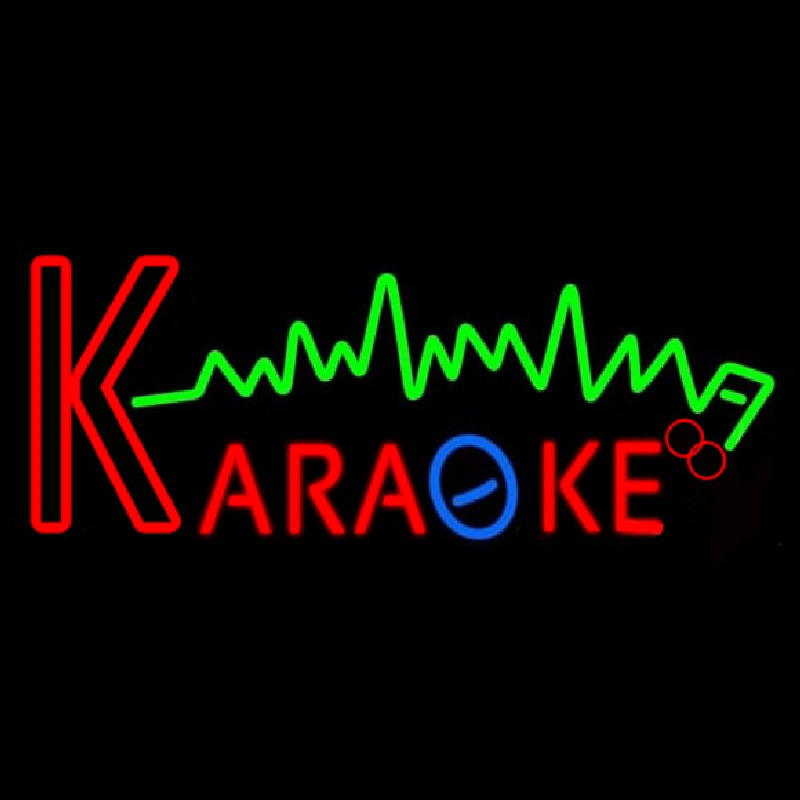 Karaoke Music Note 2 Neonreclame