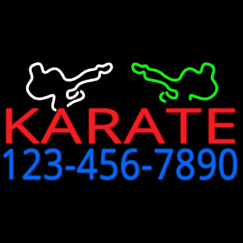 Karate Neonreclame