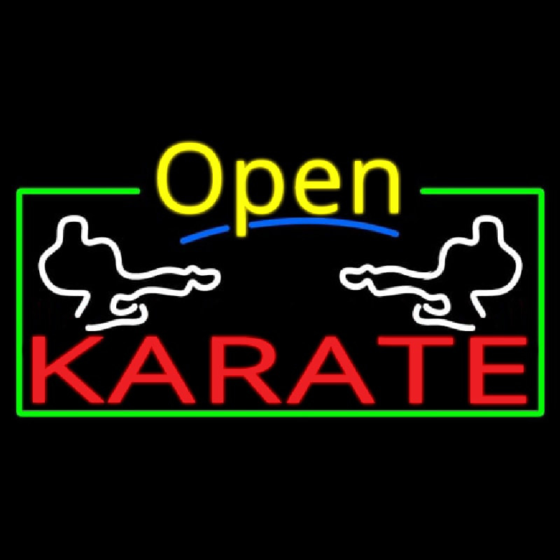 Karate Neonreclame