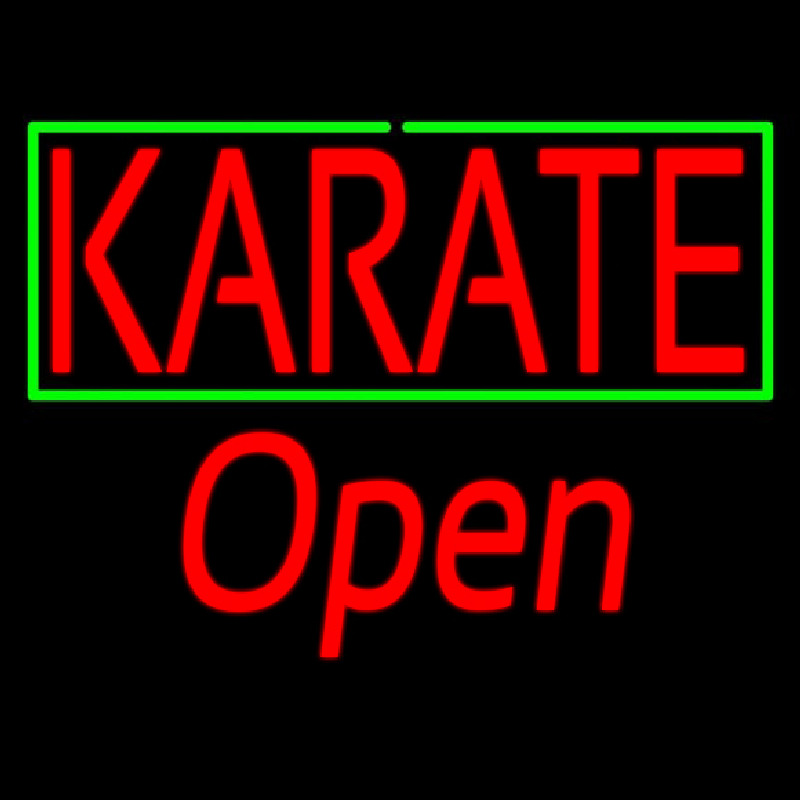 Karate Script1 Open Neonreclame