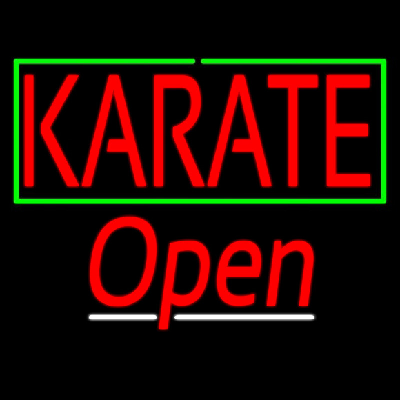 Karate Script2 Open Neonreclame