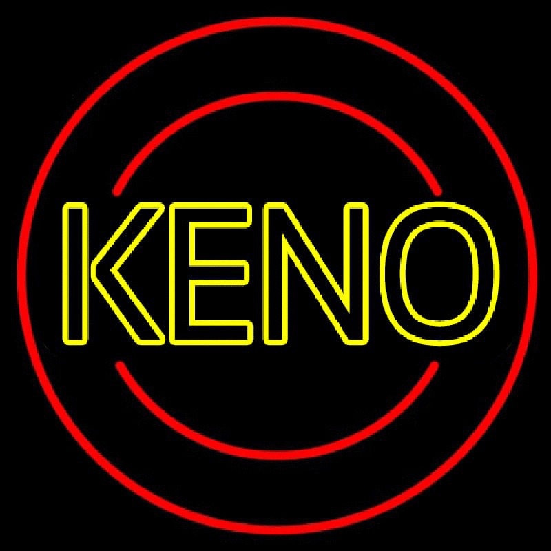 Keno With Ball 2 Neonreclame