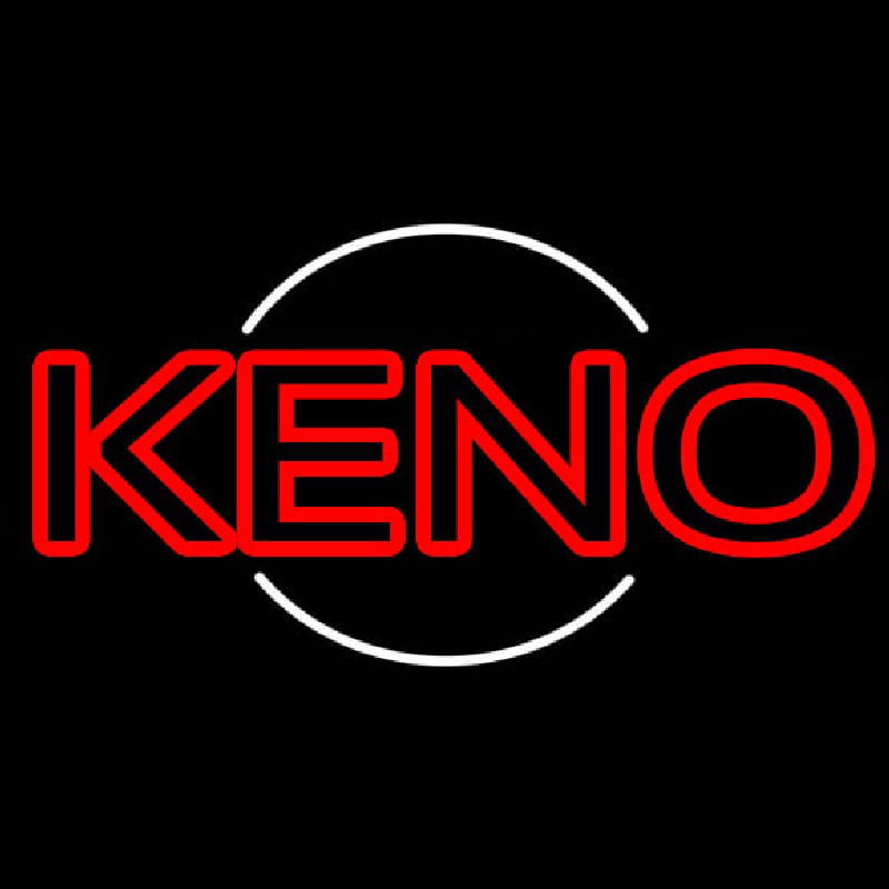 Keno With Ball Neonreclame