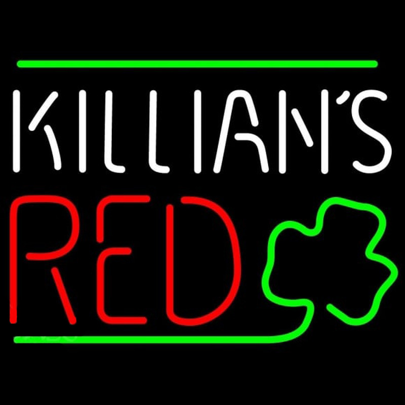 Killians Red Shamrock Beer Sign Neonreclame