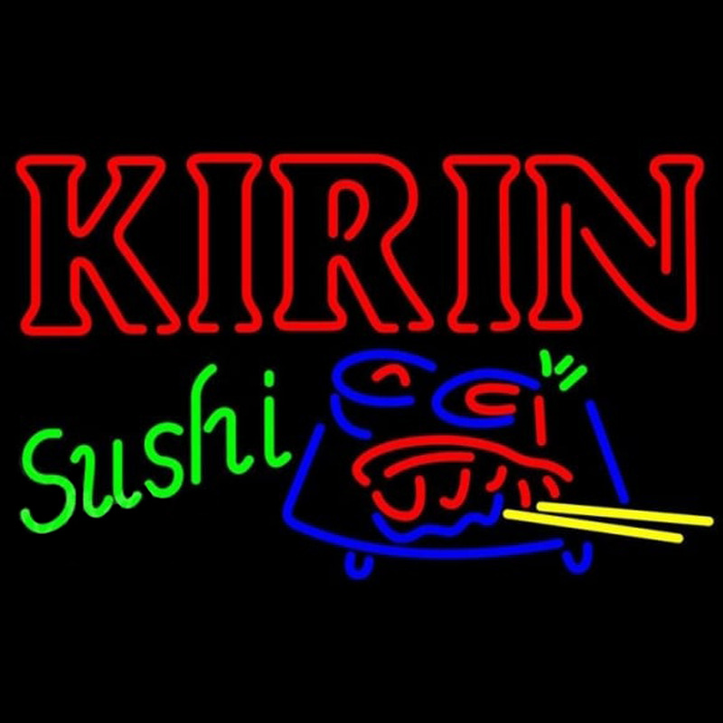 Kirin Beer And Sushi Beer Sign Neonreclame