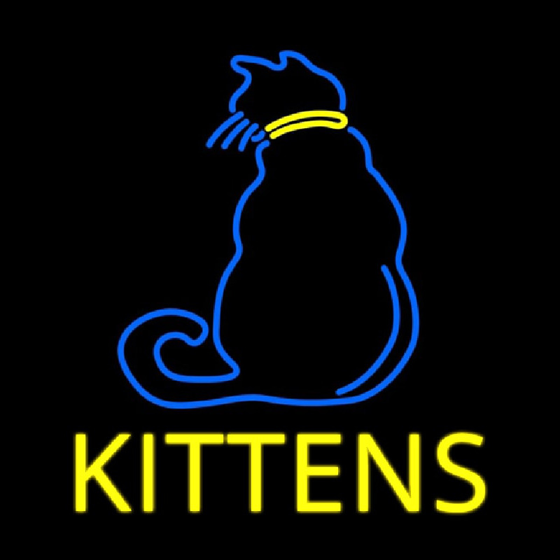 Kittens Cat Neonreclame