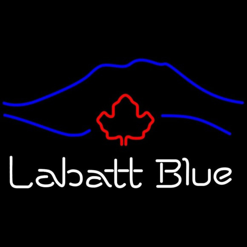 Labatt Blue Mountain Beer Sign Neonreclame