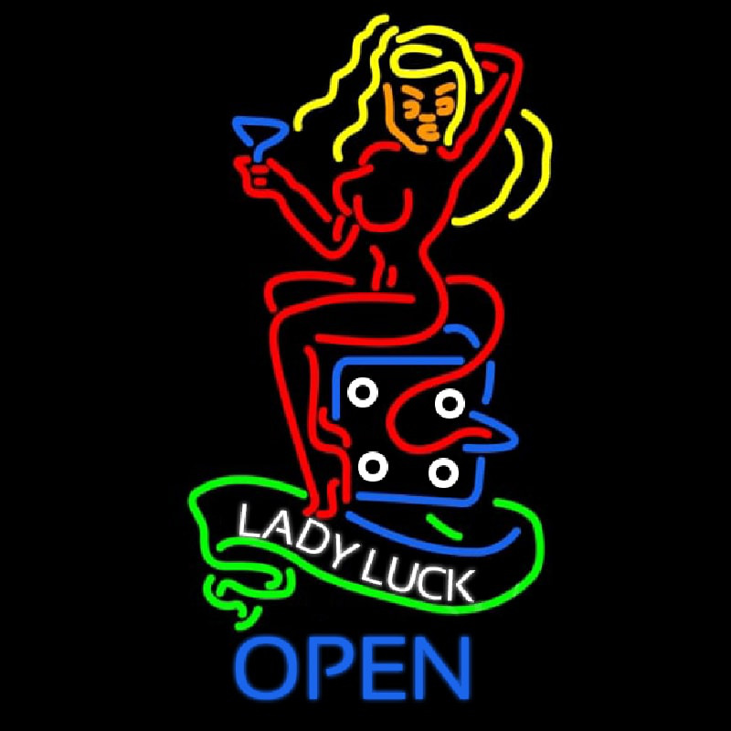 Lady Luck She Devil Neonreclame