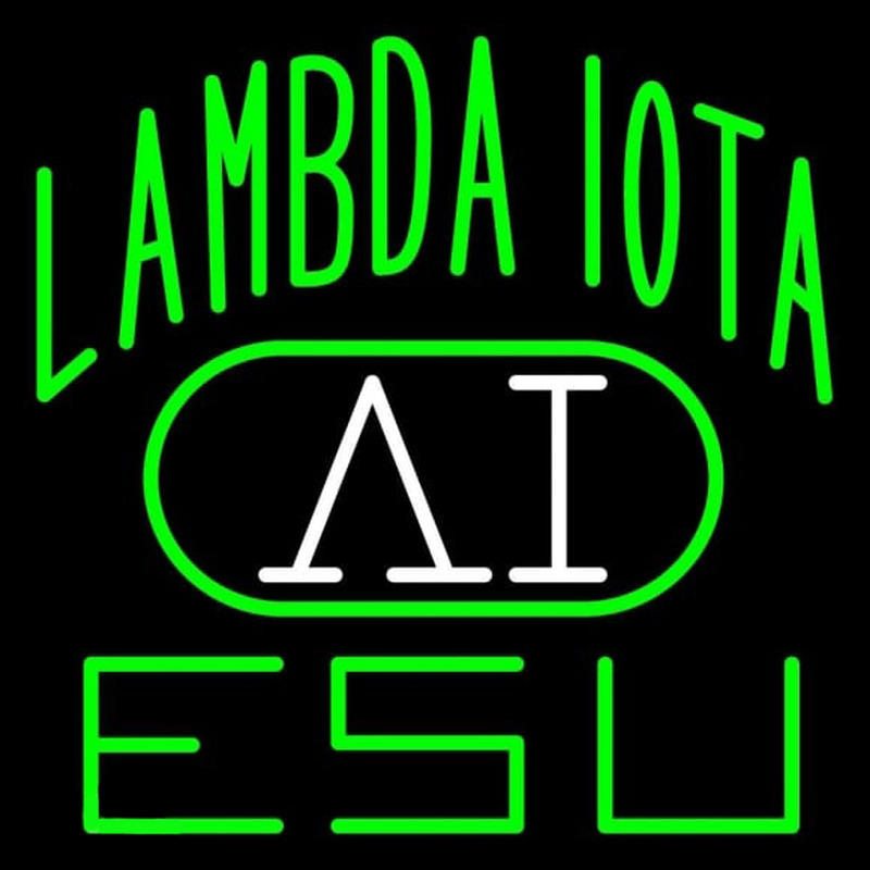 Lambda Iota Logo Neonreclame