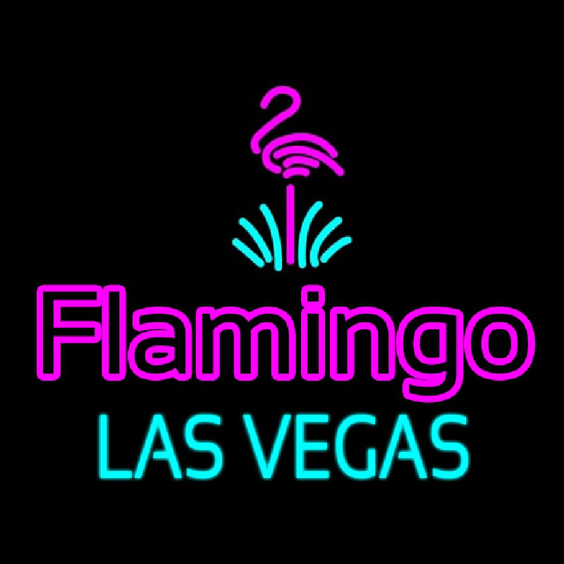 Large Flamingo Hotel Las Vegas Neonreclame