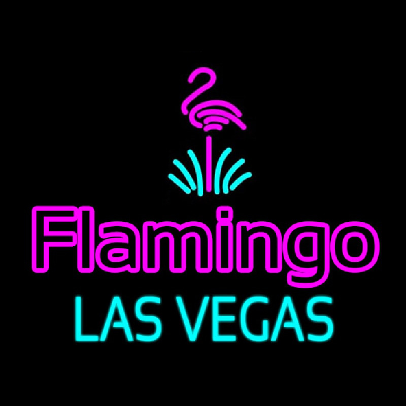 Large Flamingo Hotel Las Vegas Neonreclame