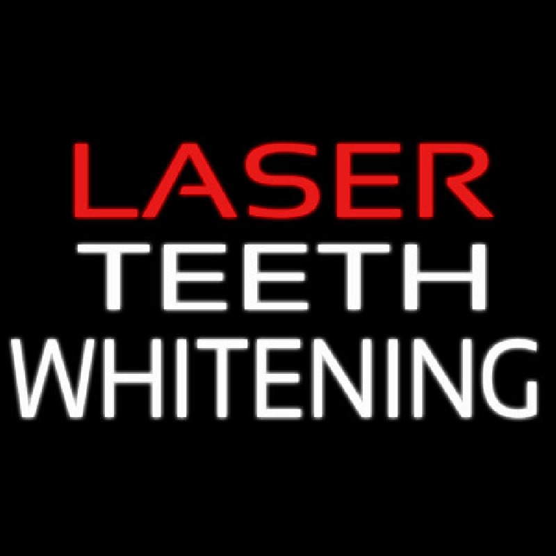 Laser Teeth Whitening Neonreclame
