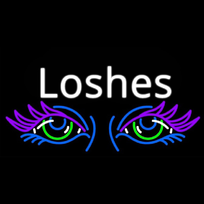 Lashes Eyes Neonreclame