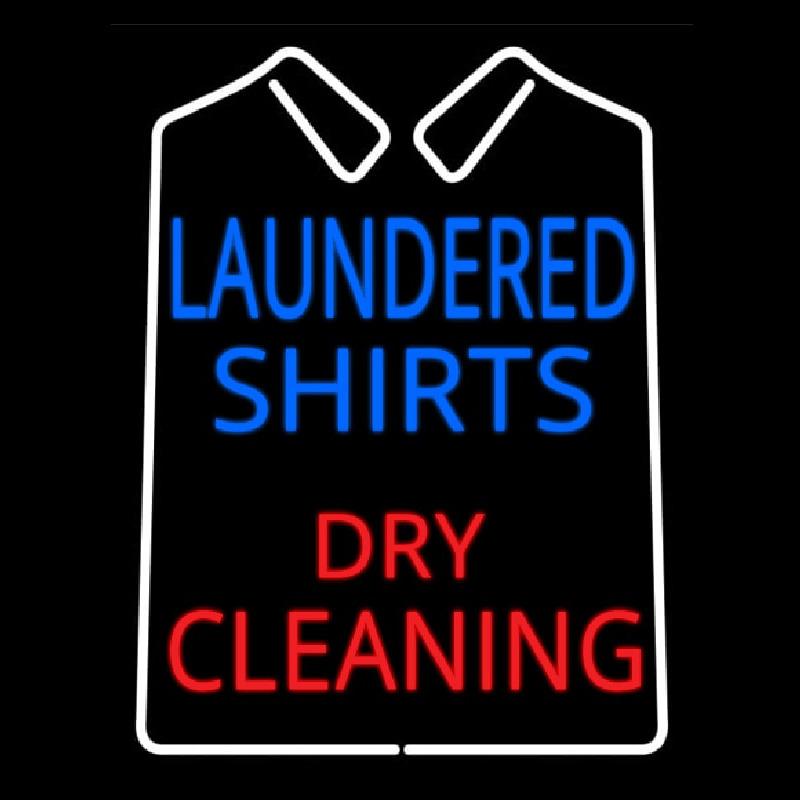 Laundered Shirts Neonreclame