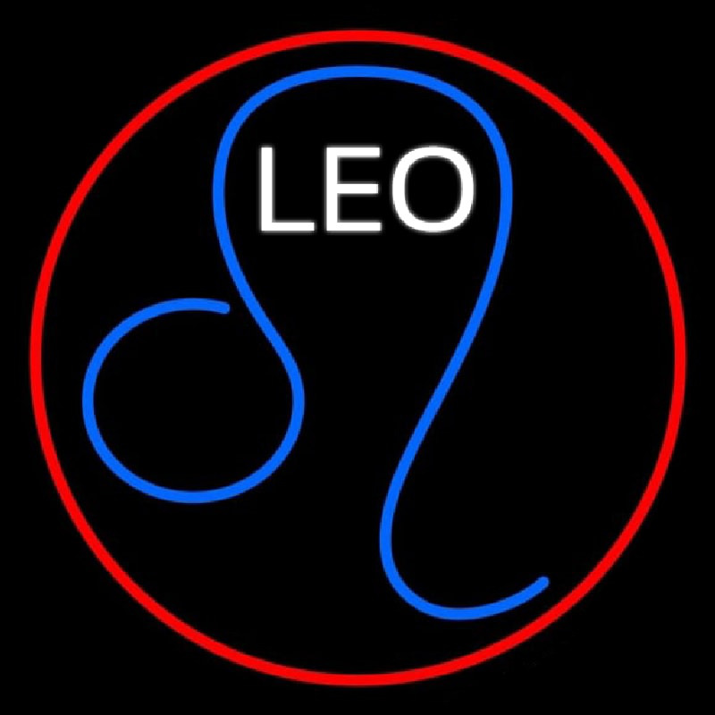 Leo Zodiac Neonreclame