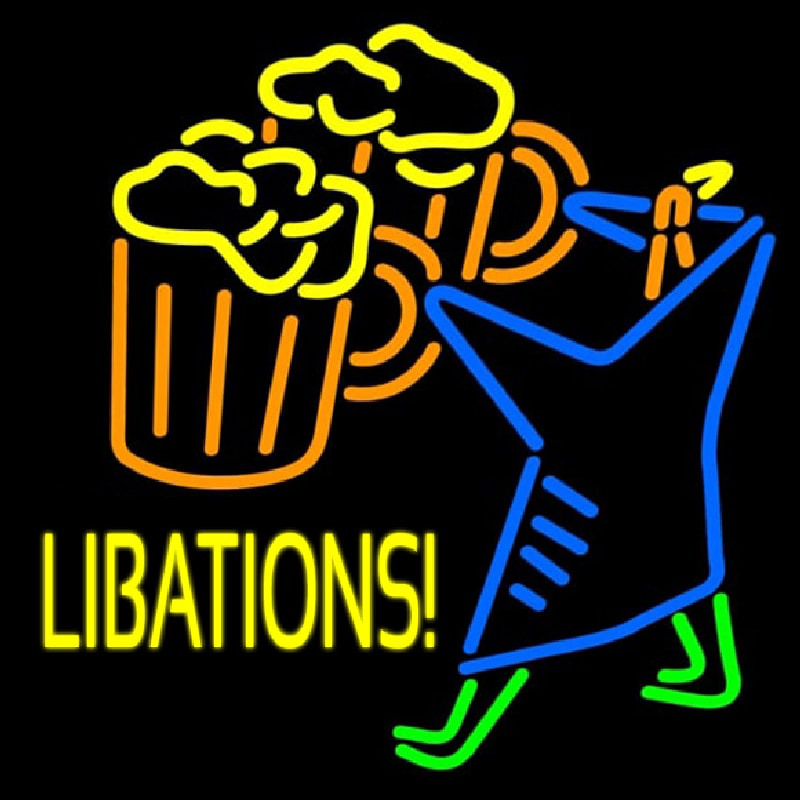 Libations Neonreclame