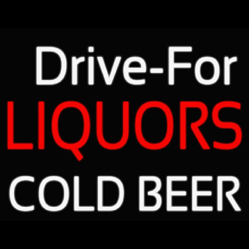 Liquors Cold Beer Neonreclame