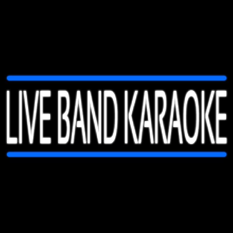 Live Band Karaoke Neonreclame