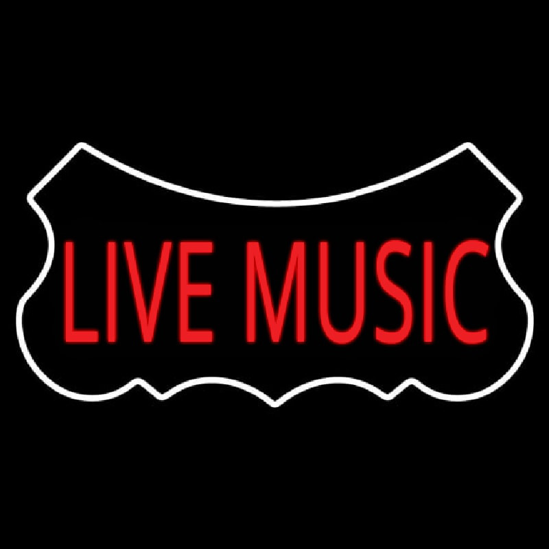 Live Music Red Neonreclame