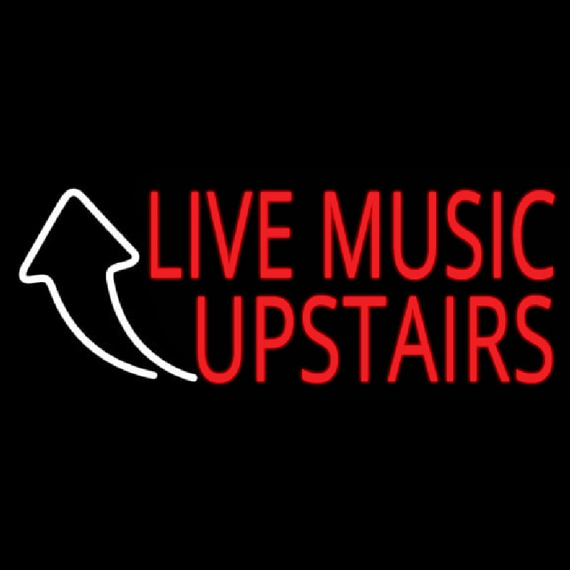 Live Music Upstairs 1 Neonreclame