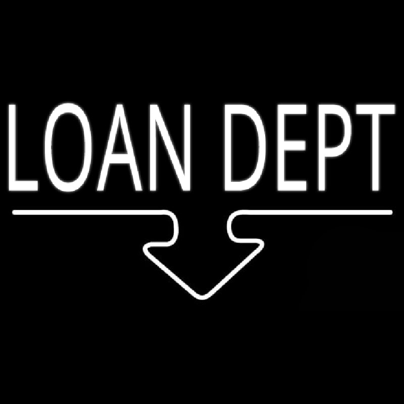 Loan Dept Neonreclame
