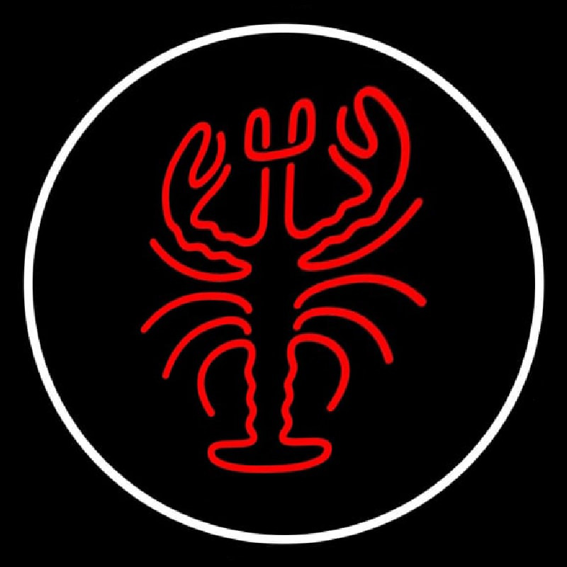 Lobster Logo Oval Neonreclame