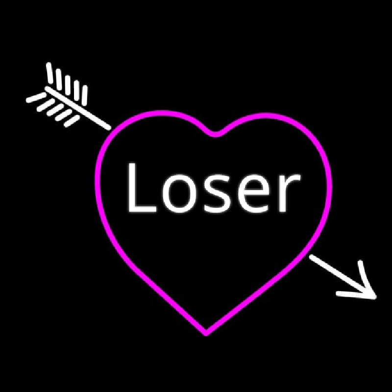 Loser Heart Neonreclame