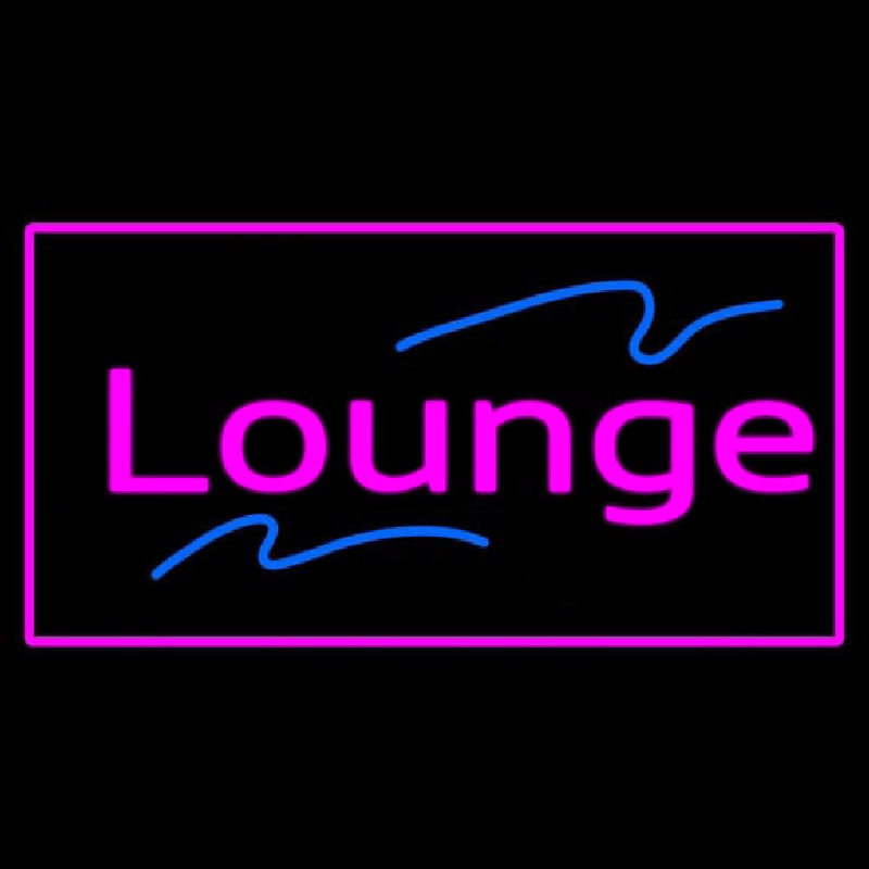 Lounge Rectangle Pink Neonreclame