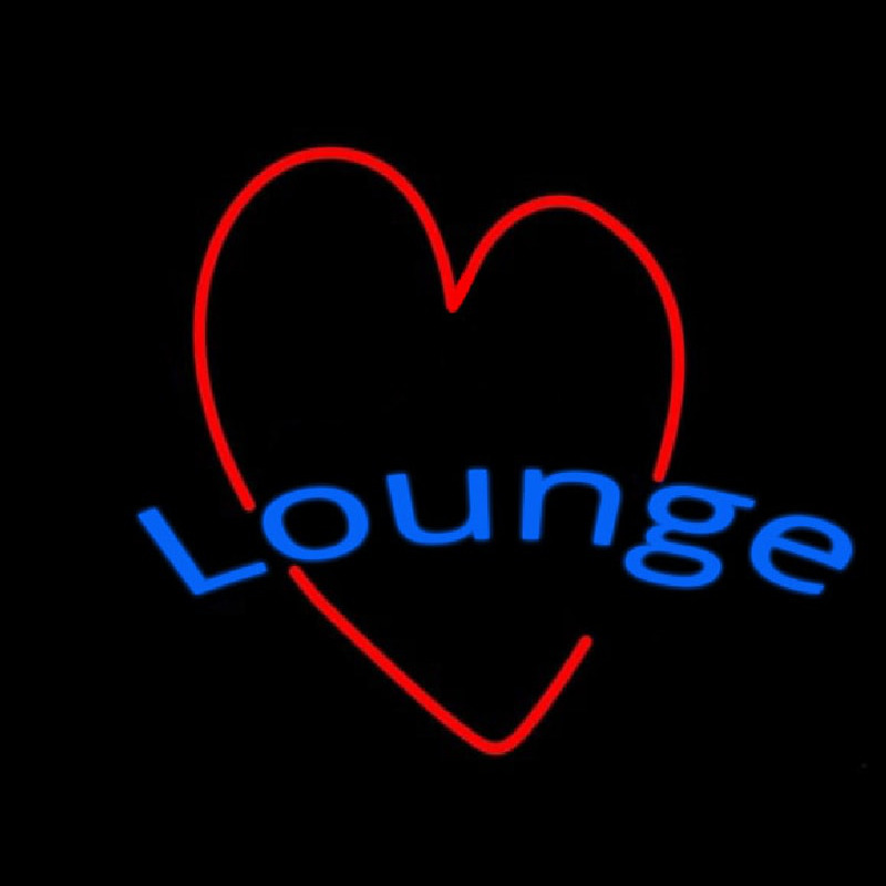 Lounge With Heart Neonreclame