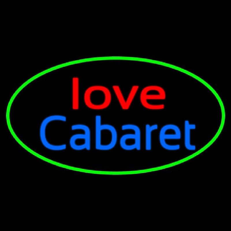 Love Cabaret Neonreclame