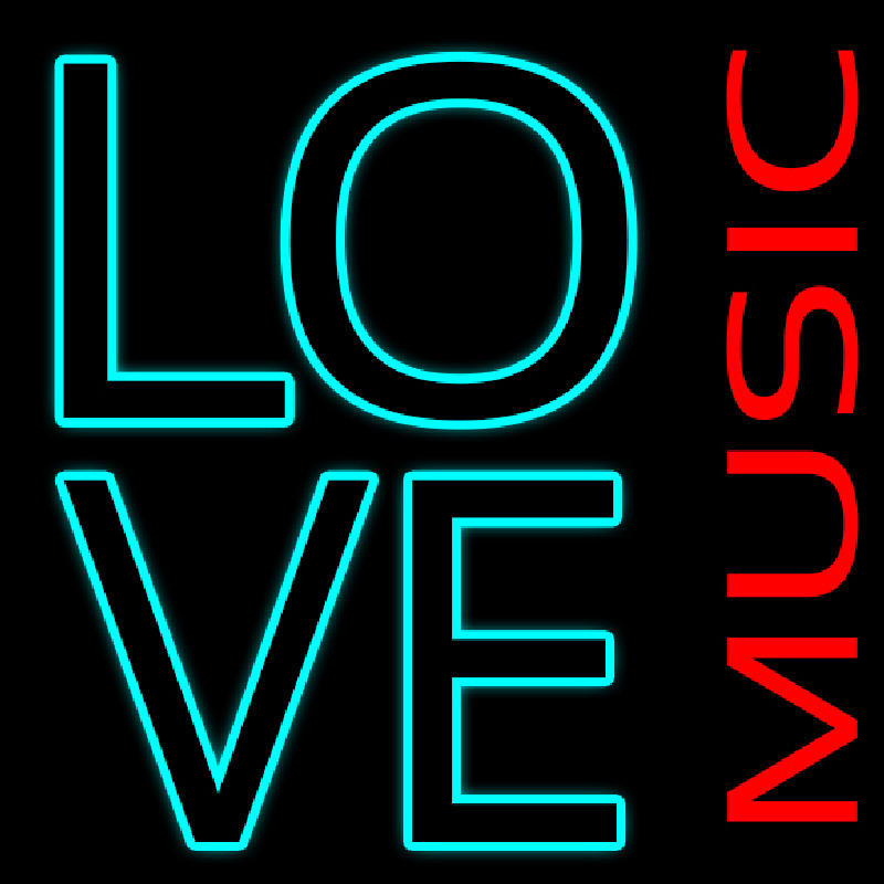 Love Music Neonreclame