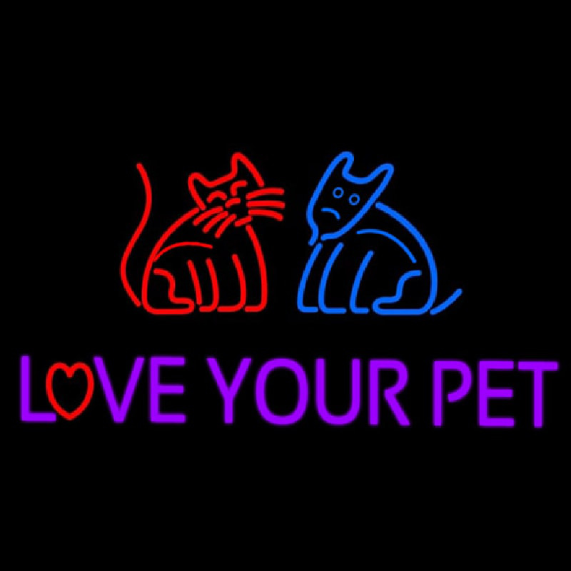 Love Your Pet Neonreclame