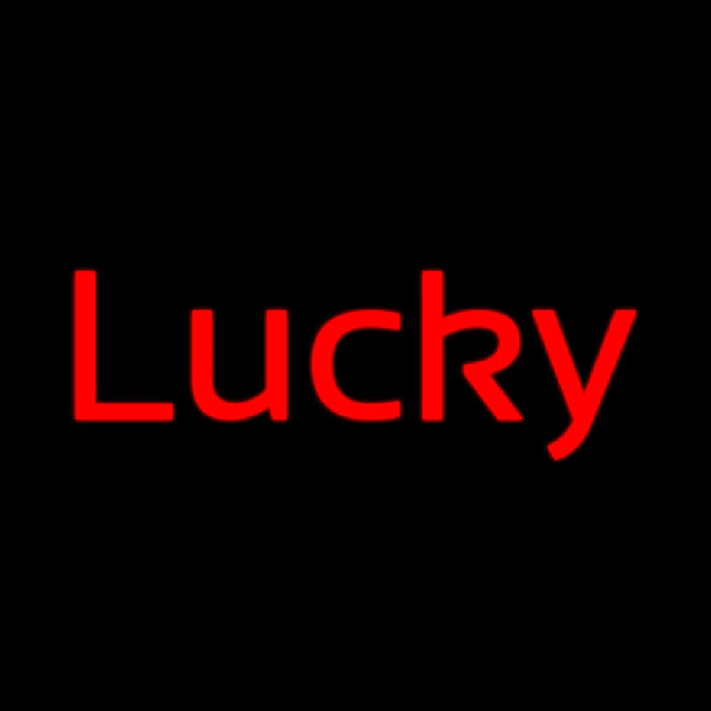 Lucky Lager Neonreclame