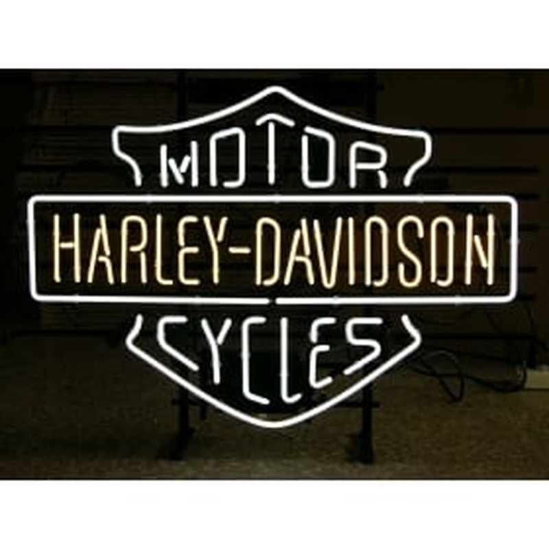 MOTOR CYCLES HARLEY-DAVIDSON Neonreclame