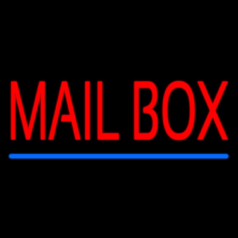 Mailbo  Blue Line Neonreclame