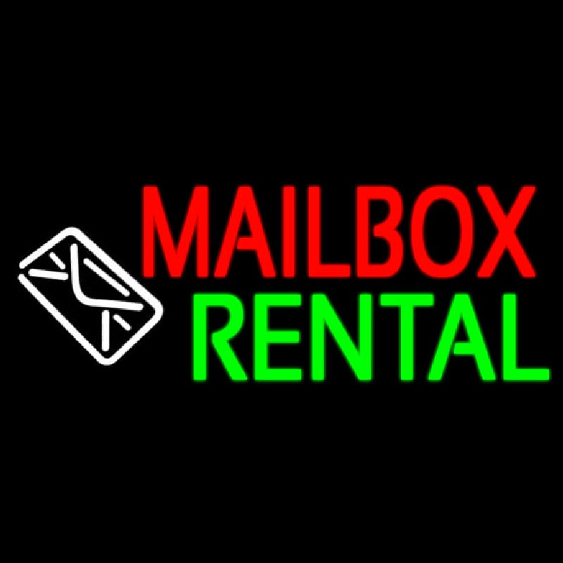 Mailbo  Rental Logo Neonreclame