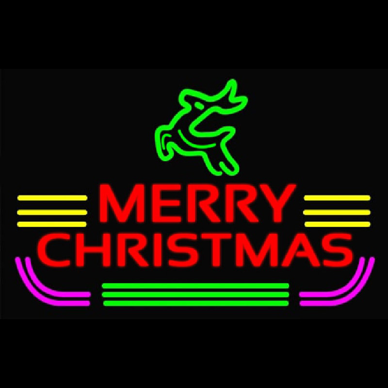 Marry Christmas Logo Neonreclame