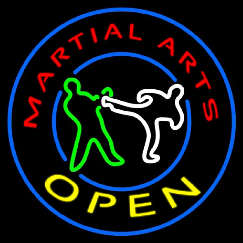 Martial Arts Neonreclame