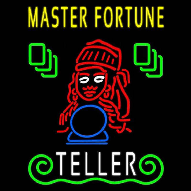 Master Fortune Teller Neonreclame