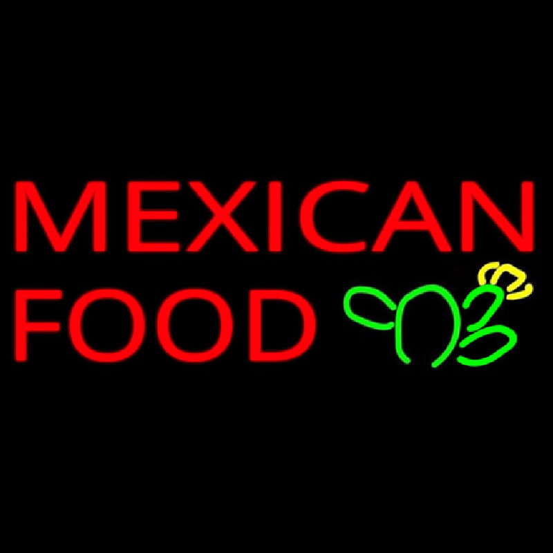 Me ican Food Logo Neonreclame