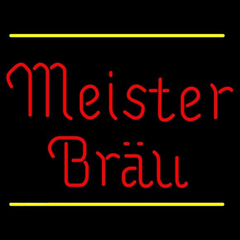 Meister Brau Logo Neonreclame