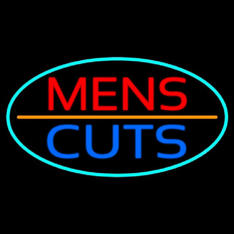 Mens Cuts Neonreclame