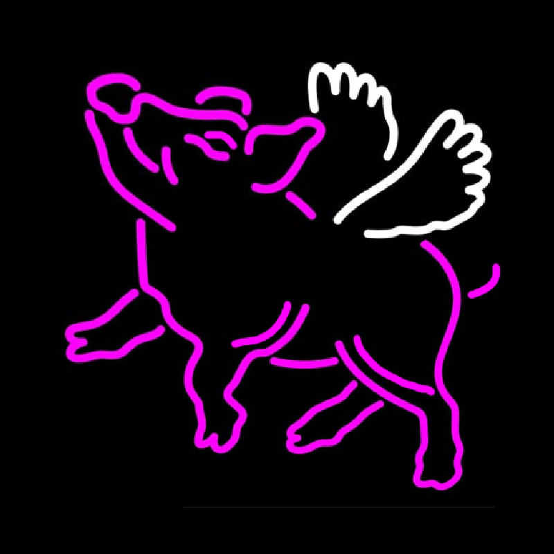 Mfg Flying Pig Neonreclame